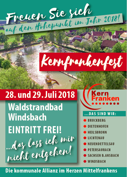  Flyer Kernfrankenfest 2018 